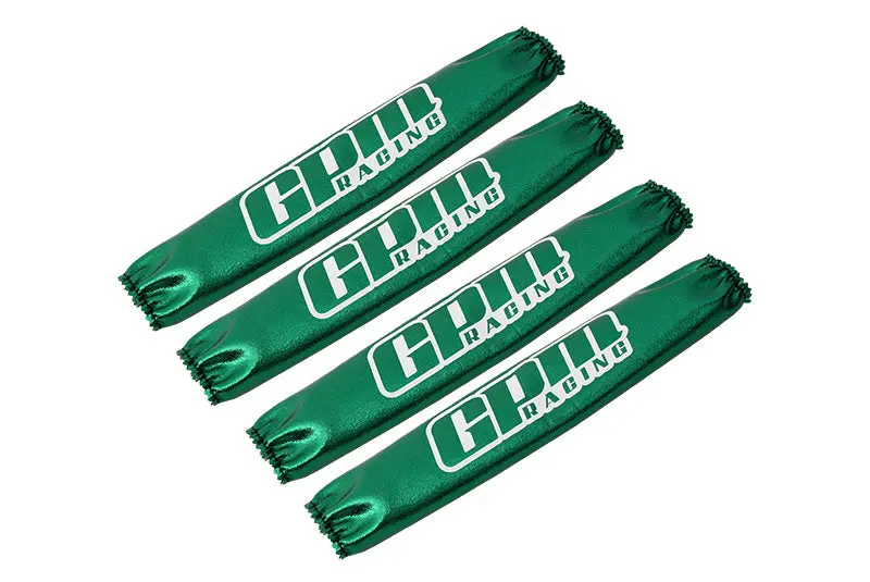 Custom Design Shock Wraps 4Pcs Set For Traxxas 1/5 X Maxx 6S 8S Arrma Kraton 8S Monster Truck Upgrade Parts - Green 1