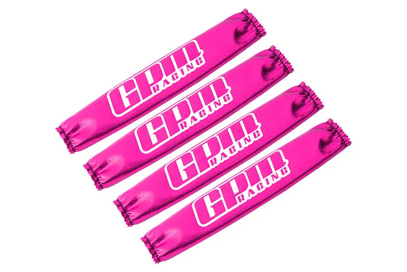 Custom Design Shock Wraps 4Pcs Set For Traxxas 1/5 X Maxx 6S 8S Arrma Kraton 8S Monster Truck Upgrade Parts - Pink 1