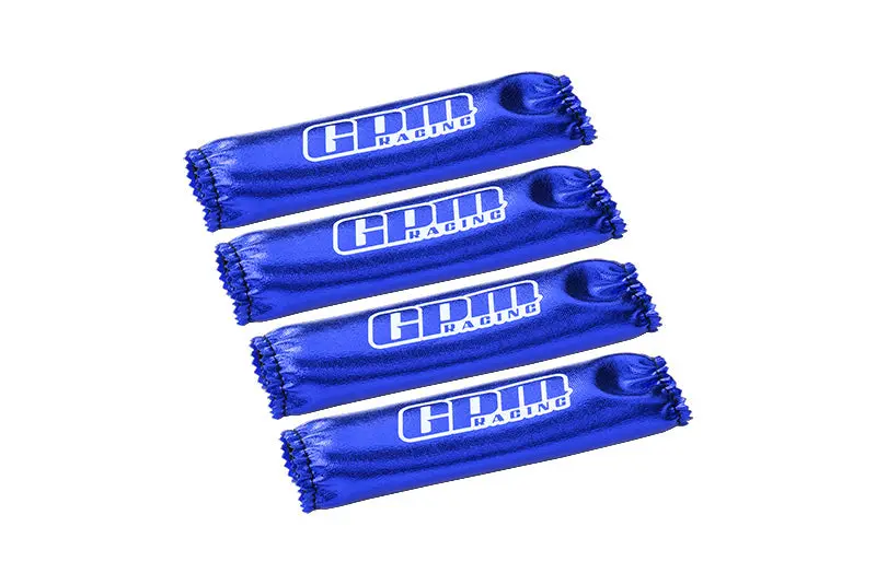 Custom Design Shock Wraps 4Pcs Set For Traxxas 1:8 Maxx Slash 6S / 4Wd Sledge / 1:10 4Wd Maxx / Maxx With Widemaxx Monster Truck Upgrades - Blue 1