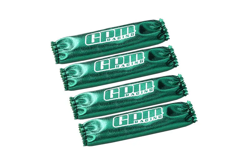 Custom Design Shock Wraps 4Pcs Set For Traxxas 1:8 Maxx Slash 6S / 4Wd Sledge / 1:10 4Wd Maxx / Maxx With Widemaxx Monster Truck Upgrades - Green 1