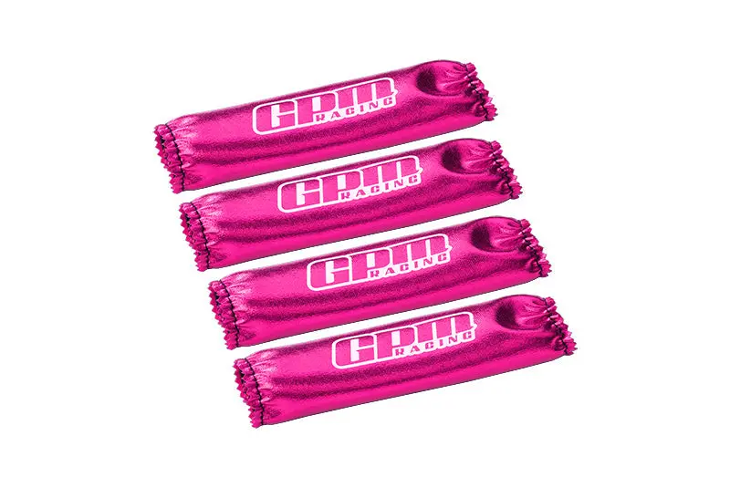 Custom Design Shock Wraps 4Pcs Set For Traxxas 1:8 Maxx Slash 6S / 4Wd Sledge / 1:10 4Wd Maxx / Maxx With Widemaxx Monster Truck Upgrades - Pink 1