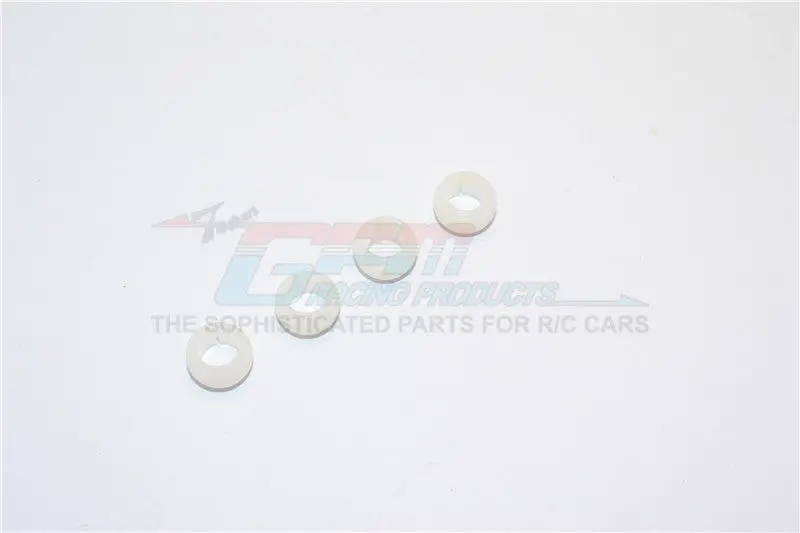 Delrin Collars For Gpm Item# Tt054d Drift Arm - 4Pcs White 1