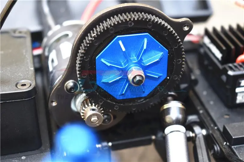 Element Enduro Sendero Trail Truck Aluminium Spur Gear Adapter - 2Pc Set Blue 2