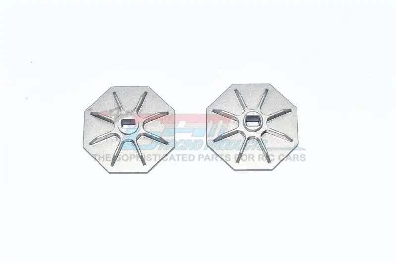 Element Enduro Sendero Trail Truck Aluminium Spur Gear Adapter - 2Pc Set Gray Silver 1