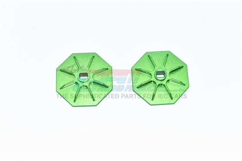 Element Enduro Sendero Trail Truck Aluminium Spur Gear Adapter - 2Pc Set Green 1