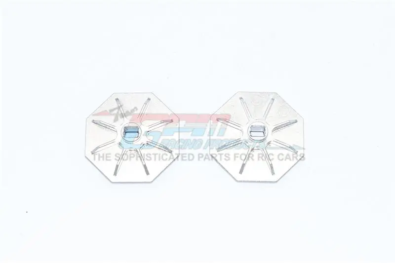 Element Enduro Sendero Trail Truck Aluminium Spur Gear Adapter - 2Pc Set Silver 1