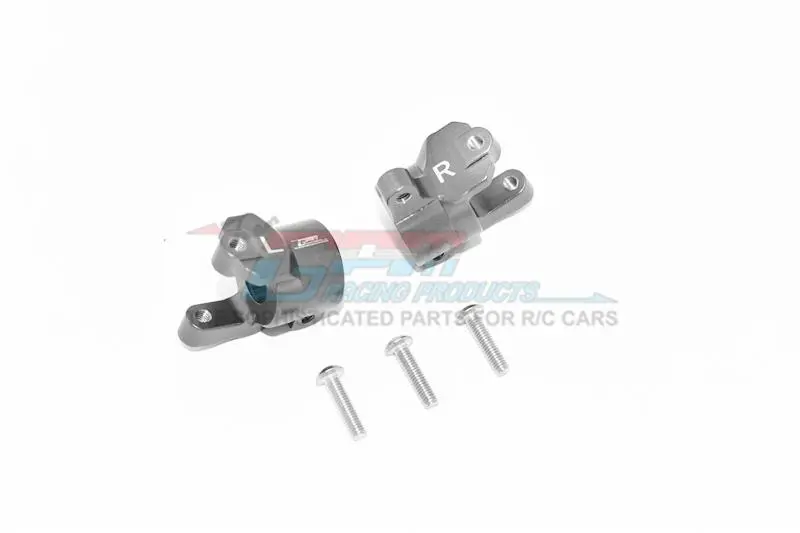 Element Enduro Sendero Trail Truck Aluminum Front C Hubs - 2Pc Set Gray Silver 1