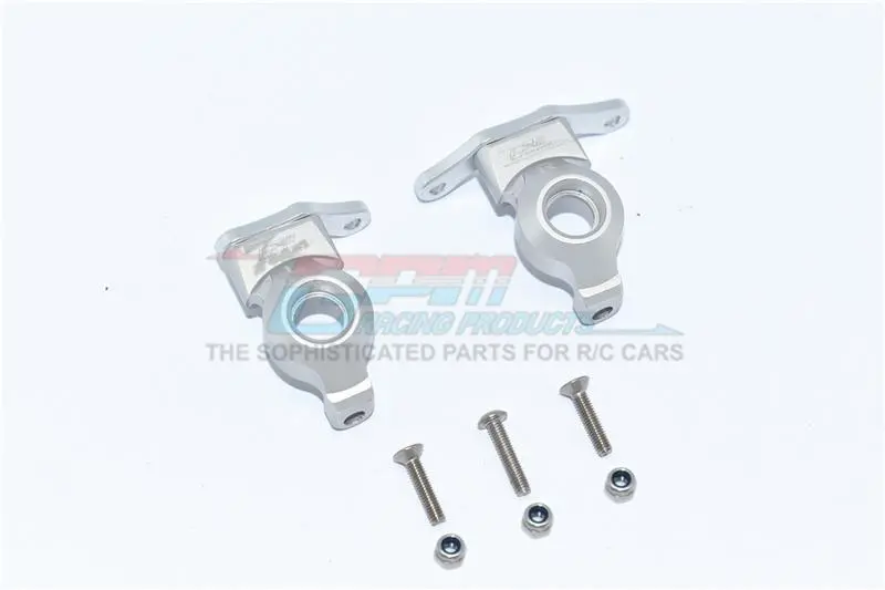 Element Enduro Sendero Trail Truck Aluminum Front Knuckle Arm -  2Pc Set Silver 1