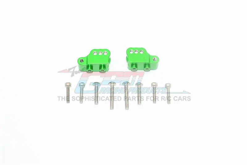 Element Enduro Sendero Trail Truck Aluminum Front Or Rear Suspension Link Mount - 2Pc Set Green 1