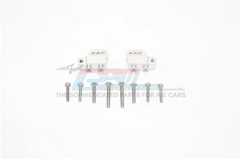 Element Enduro Sendero Trail Truck Aluminum Front Or Rear Suspension Link Mount - 2Pc Set Silver 1