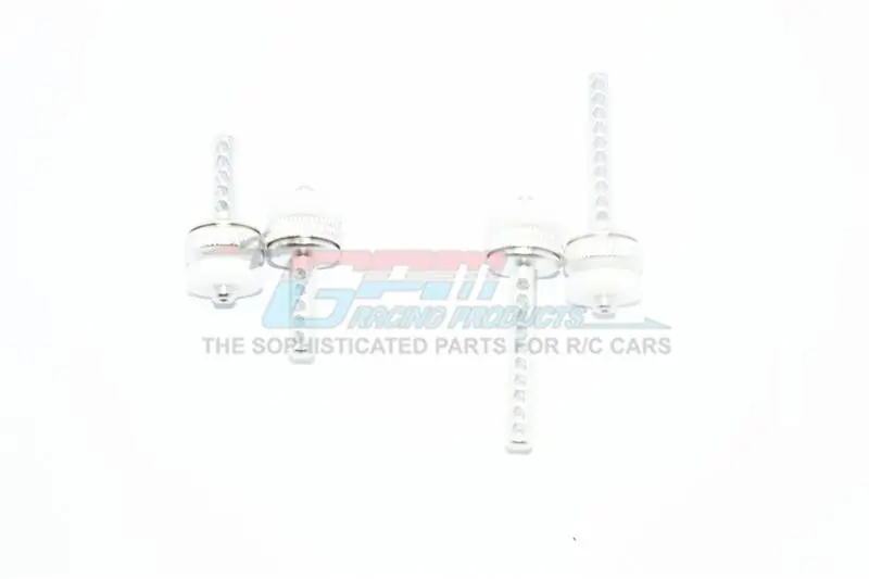 Element Enduro Sendero Trail Truck Aluminum Front + Rear Magnetic Body Posts - 4Pc Set Silver 1