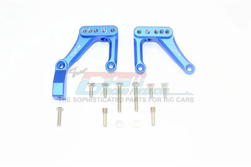 Element Enduro Sendero Trail Truck Aluminum Front Shock Mount - 2Pc Set Blue 1