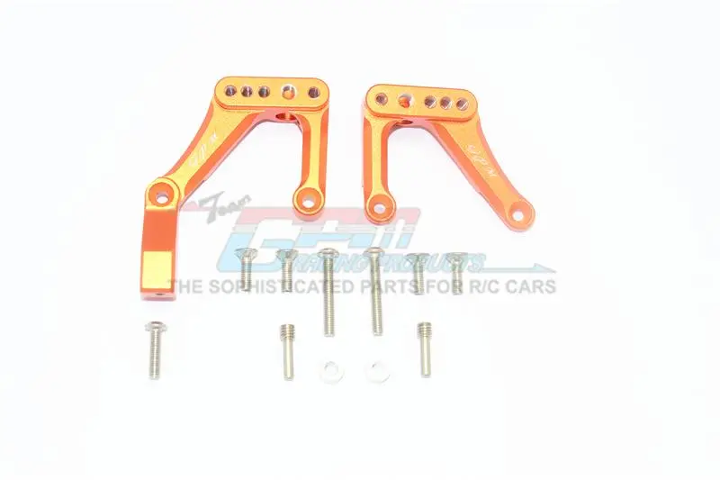 Element Enduro Sendero Trail Truck Aluminum Front Shock Mount - 2Pc Set Orange 1