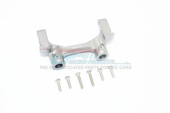 Element Enduro Sendero Trail Truck Aluminum Rear Bumper Mount - 1Pc Set Gray Silver 1