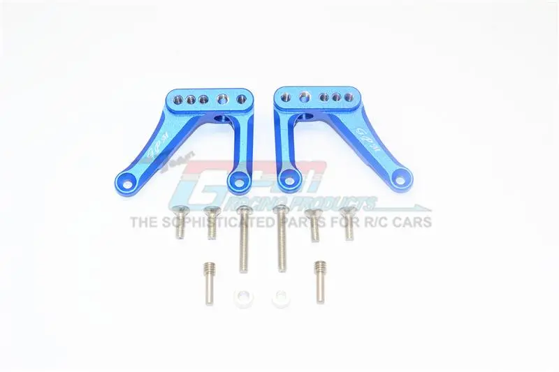 Element Enduro Sendero Trail Truck Aluminum Rear Shock Mount - 2Pc Set Blue 1