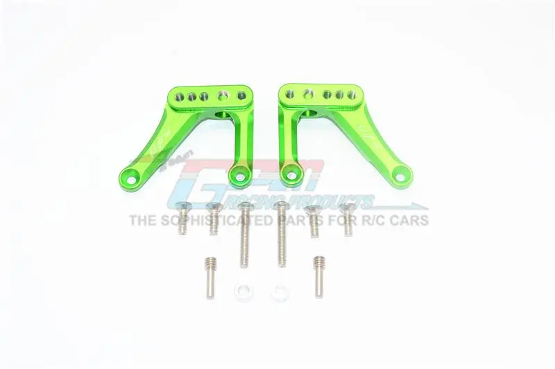 Element Enduro Sendero Trail Truck Aluminum Rear Shock Mount - 2Pc Set Green 1