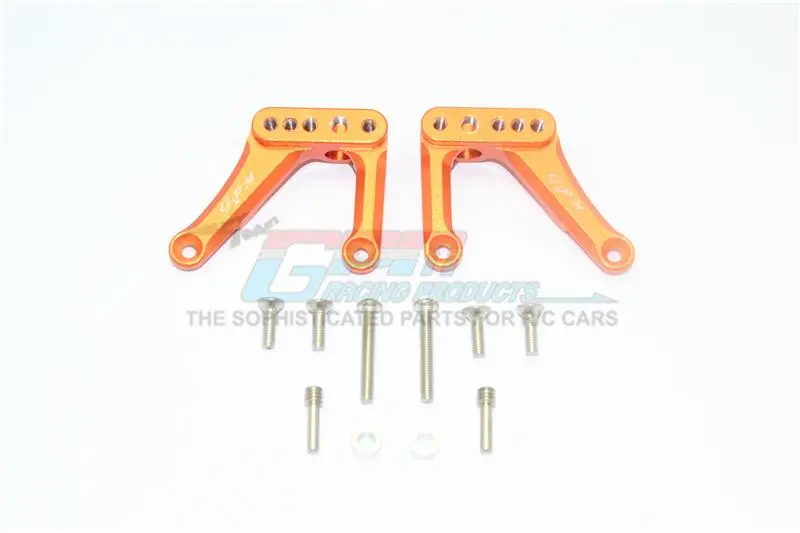 Element Enduro Sendero Trail Truck Aluminum Rear Shock Mount - 2Pc Set Orange 1