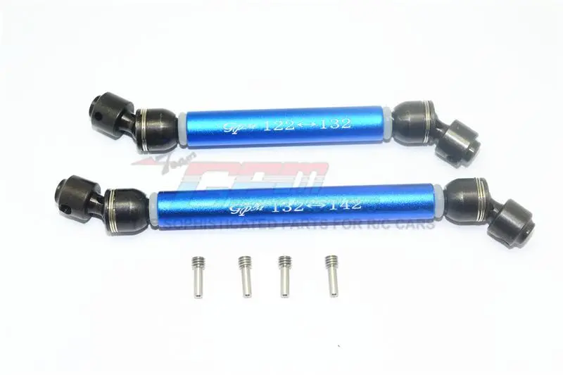 Element Enduro Sendero Trail Truck Upgrade Parts Steel + Aluminium Front Cvd Drive Shaft - 1Pr Set Blue 1