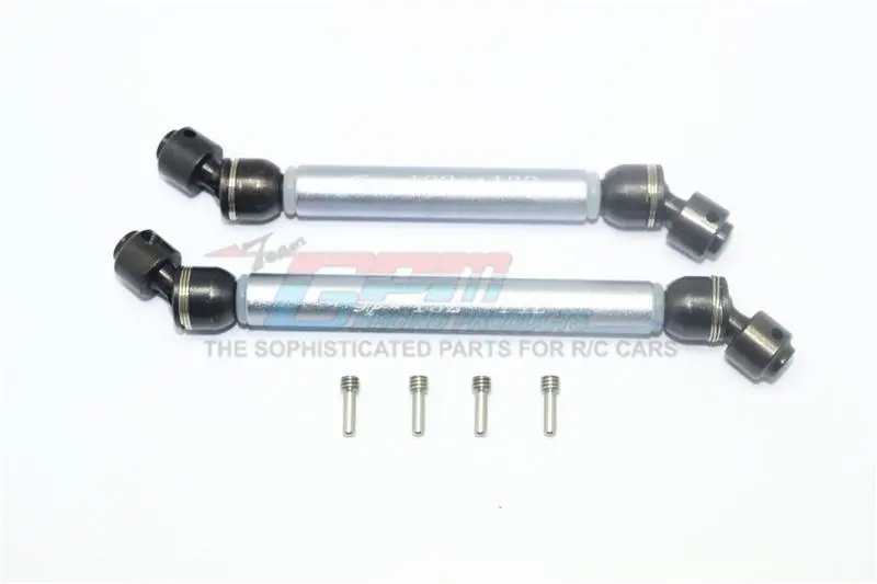 Element Enduro Sendero Trail Truck Upgrade Parts Steel + Aluminium Front Cvd Drive Shaft - 1Pr Set Gray Silver 1