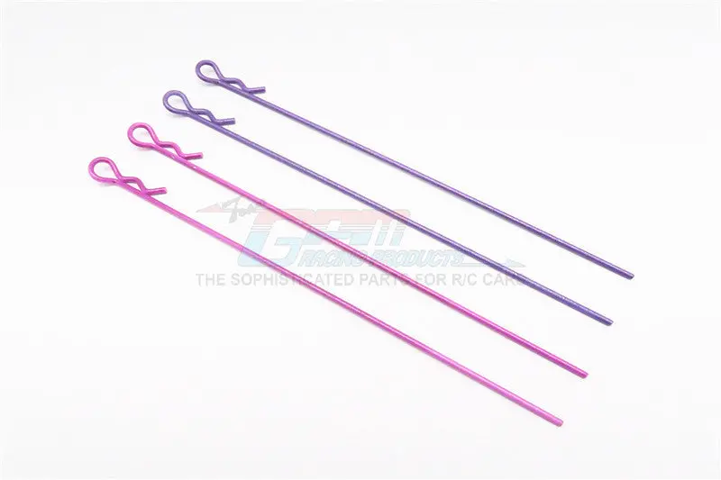 Extend Long Body Clip Set (Stick Length 120Mm) Mixed Color - 4Pcs 1