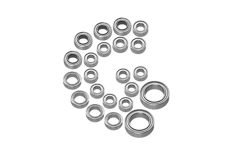 Full Set Steel Sealed Bearings 22Pcs For Traxxas 1:18 Trx4m Ford Bronco Crawler 97074-1 / Trx4m Land Rover Defender 97054-1 / Trx4m K10 High Trail Crawler 97064-1 Upgrades 1