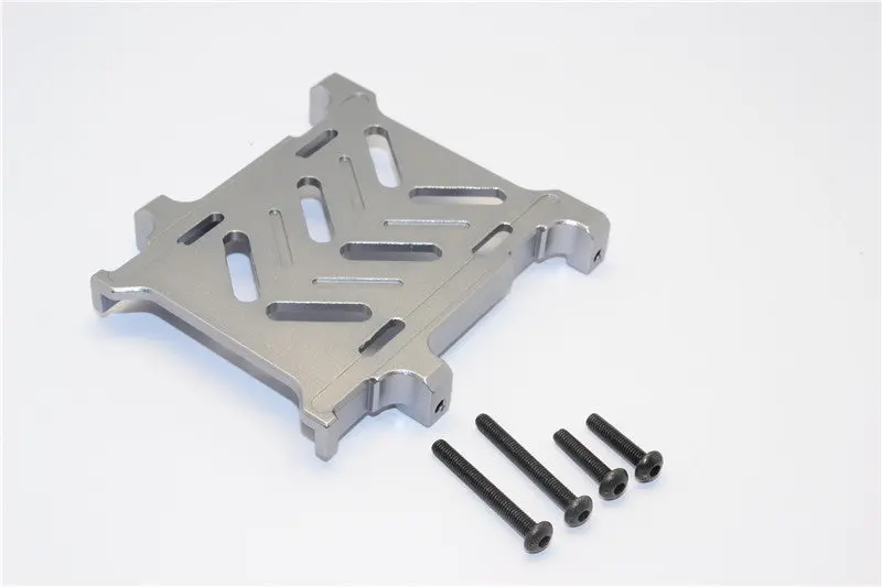 Gmade Crawler R1 Rock Buggy Aluminum Battery Holder - 1Pc Set Gray Silver 1