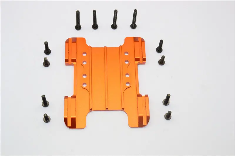 Gmade Crawler R1 Rock Buggy Aluminum Center Skid Plate - 1Pc Set Orange 1