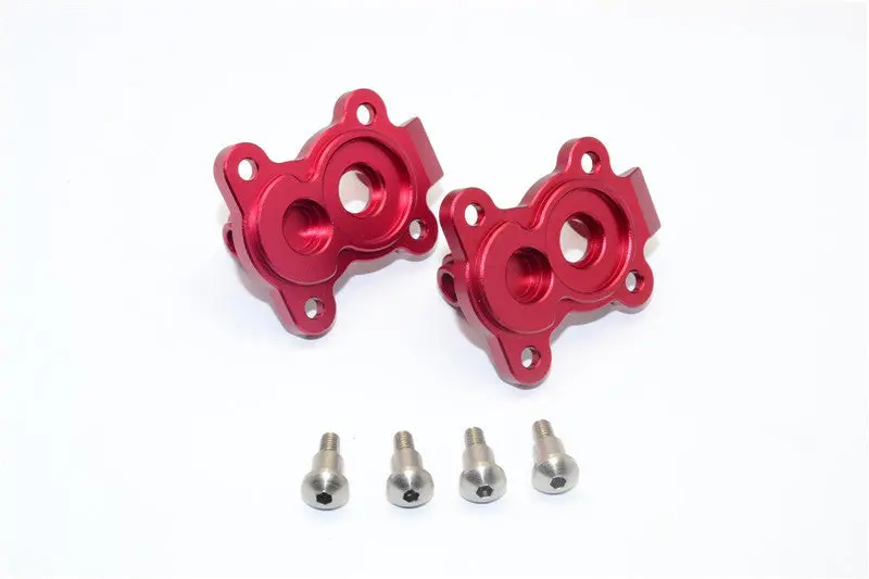 Gmade Crawler R1 Rock Buggy Aluminum Front C-Hub - 1Pr Set Red 1