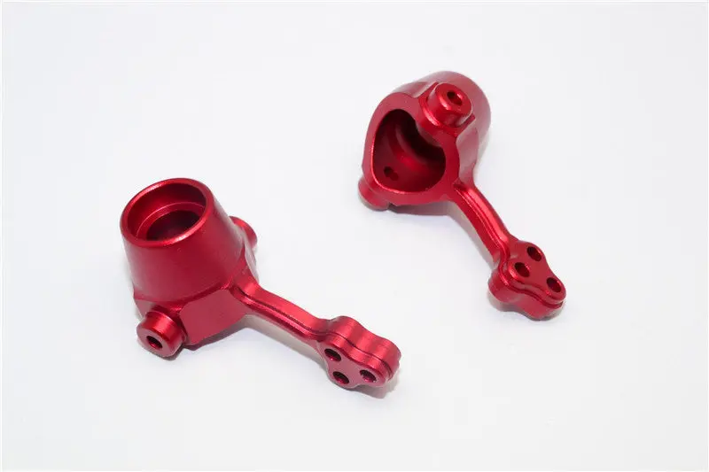 Gmade Crawler R1 Rock Buggy Aluminum Front Knuckle Arm - 1Pr Red 1