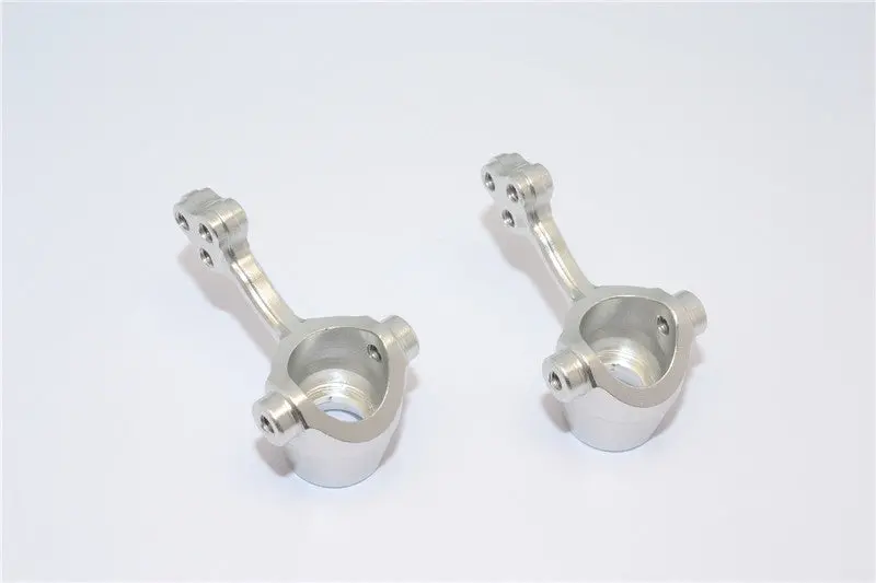 Gmade Crawler R1 Rock Buggy Aluminum Front Knuckle Arm - 1Pr Silver 1
