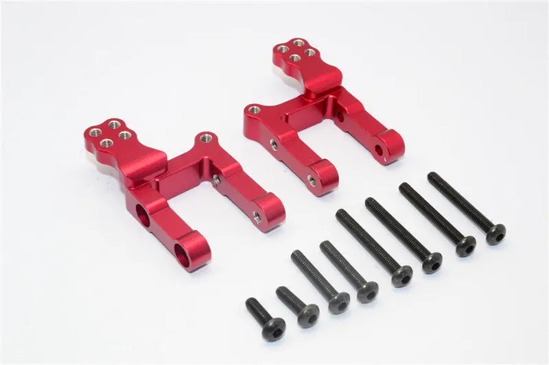 Gmade Crawler R1 Rock Buggy Aluminum Front/Rear Axle Link Mount - 2Pcs Set Red 1