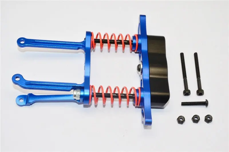 Gmade Crawler R1 Rock Buggy Aluminum Front/Rear Bumper Absorber - 1 Set Blue 1