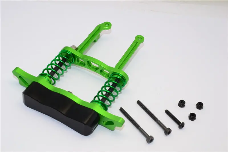 Gmade Crawler R1 Rock Buggy Aluminum Front/Rear Bumper Absorber - 1 Set Green 1