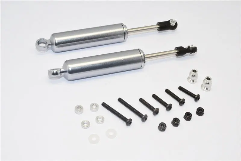 Gmade Crawler R1 Rock Buggy Aluminum Front/Rear Internal Shocks (110Mm) - 1Pr Set Gray Silver 1