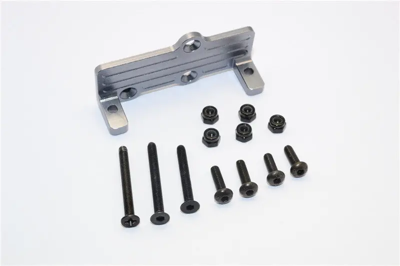 Gmade Crawler R1 Rock Buggy Aluminum Servo Mount - 1Pc Set Gray Silver 1