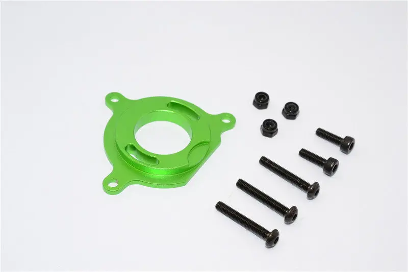 Gmade Crawler R1 Rock Buggy & Gs01 Sawback Aluminum Motor Plate - 1Pc Set Green 1