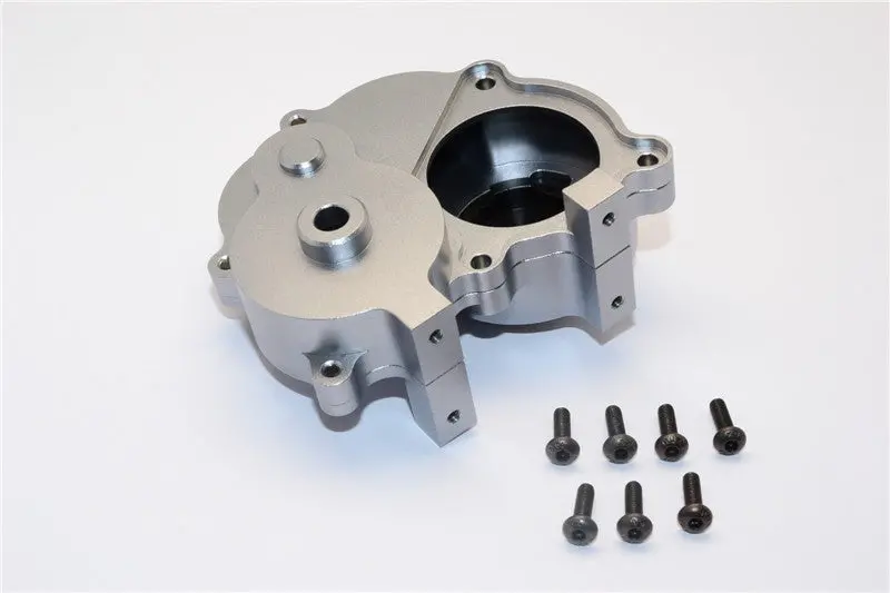 Gmade Crawler R1 Rock Buggy & Gs01 Sawback Aluminum Transmission Housing - 1 Set Gray Silver 1