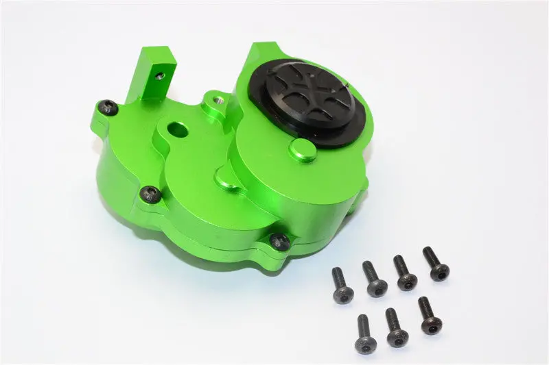 Gmade Crawler R1 Rock Buggy & Gs01 Sawback Aluminum Transmission Housing - 1 Set Green 1