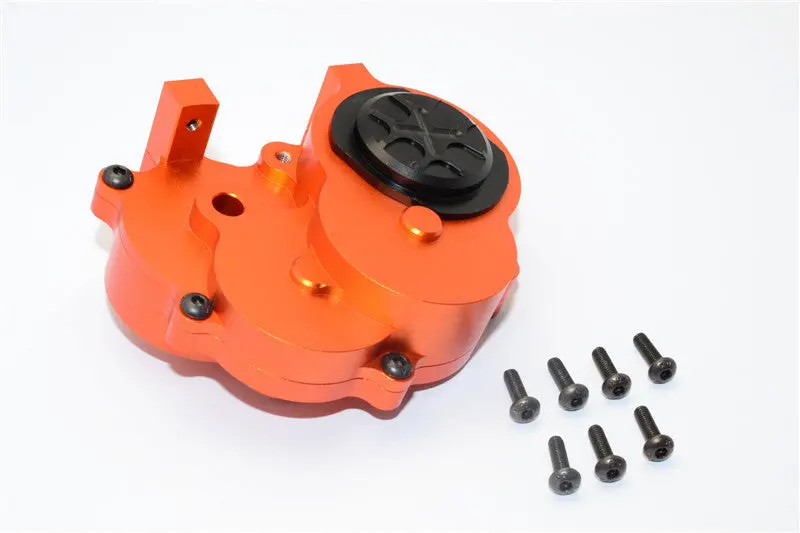 Gmade Crawler R1 Rock Buggy & Gs01 Sawback Aluminum Transmission Housing - 1 Set Orange 1