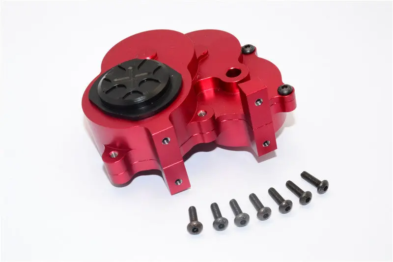 Gmade Crawler R1 Rock Buggy & Gs01 Sawback Aluminum Transmission Housing - 1 Set Red 1