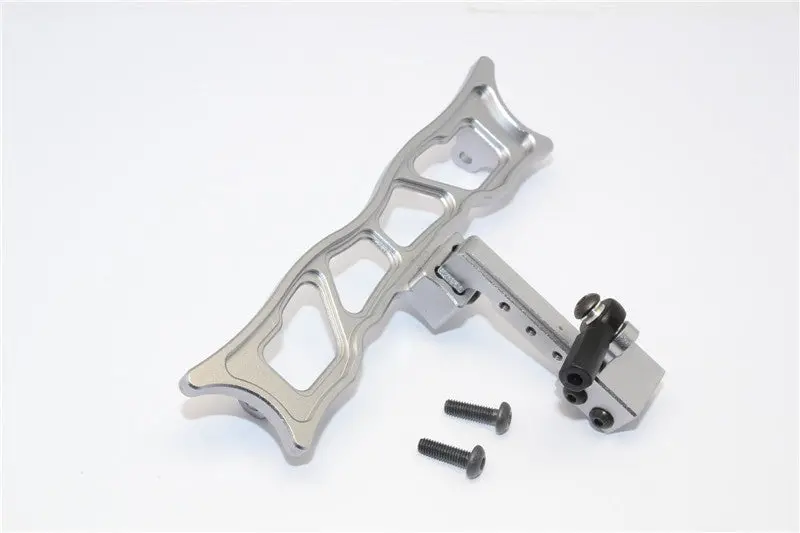 Gmade Sawback Aluminum Adjustable Tow Hitch - 1 Set Gray Silver 1