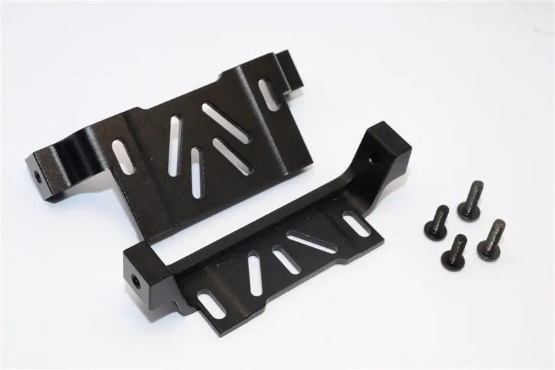 Gmade Sawback Aluminum Battery Holder - 2Pcs Set Black 1
