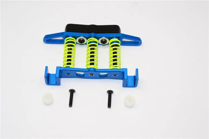 Gmade Sawback Aluminum Front Bumper Absorber - 1 Set Blue 1