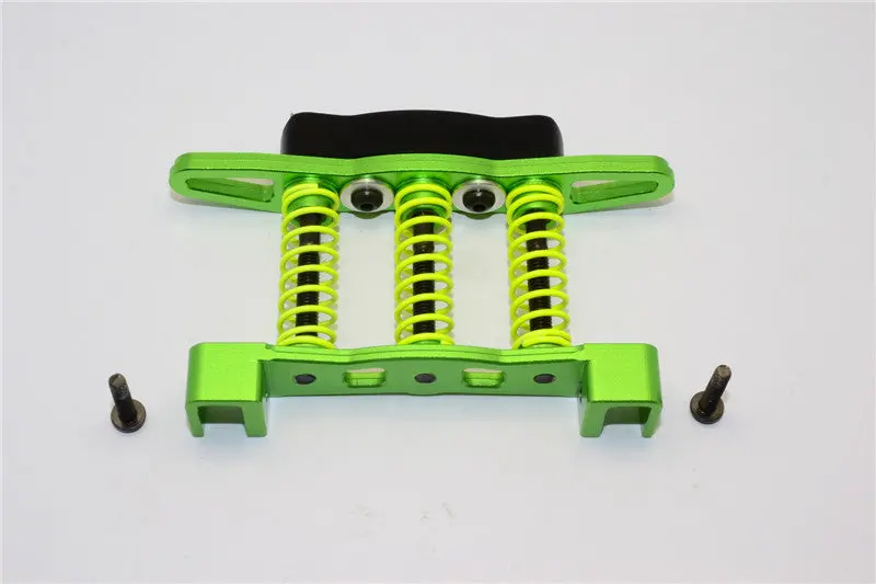 Gmade Sawback Aluminum Front Bumper Absorber - 1 Set Green 1