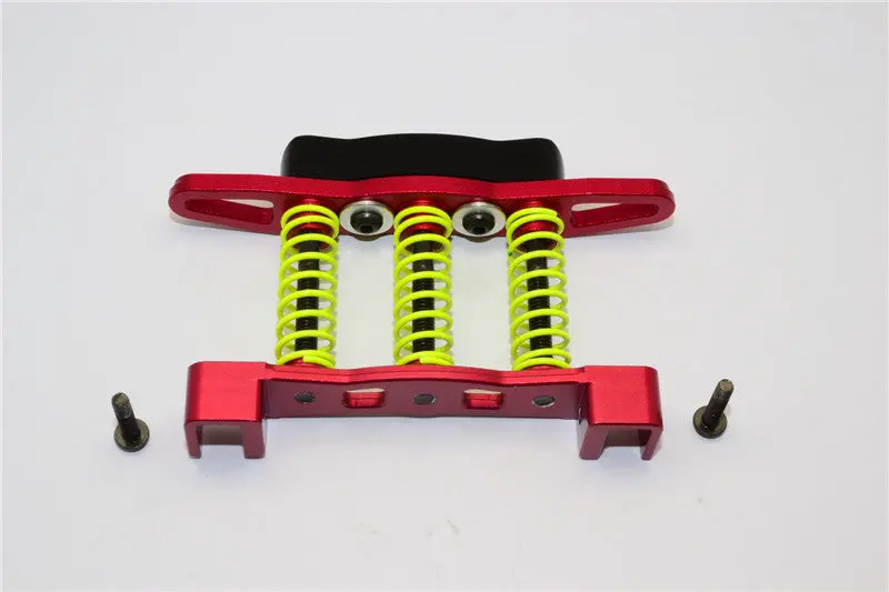 Gmade Sawback Aluminum Front Bumper Absorber - 1 Set Red 1