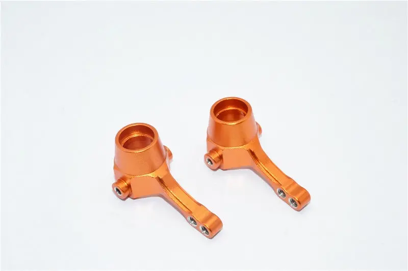 Gmade Sawback Aluminum Front Knuckle Arm - 1Pr Orange 1