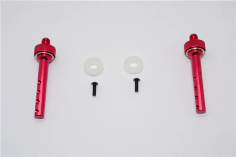 Gmade Sawback Aluminum Rear Magnet Body Mount -1 Set Red 1