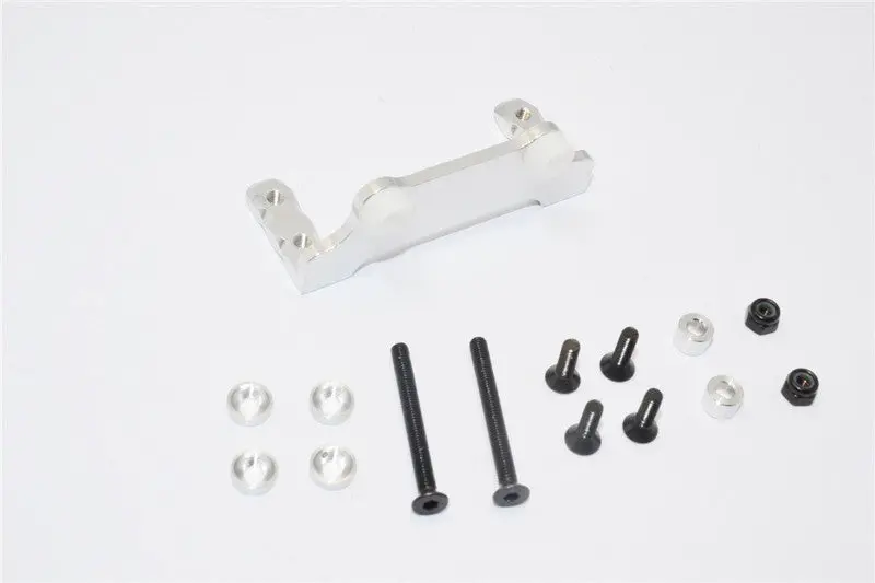Gmade Sawback Aluminum Servo Mount - 1Pc Set Silver 1