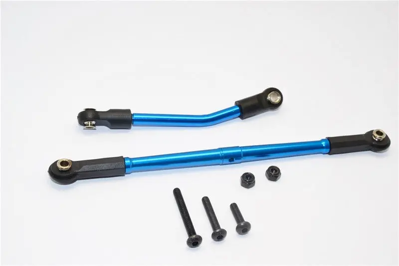 Gmade Sawback Aluminum Steering Tie Rod - 2Pcs Set Blue 1