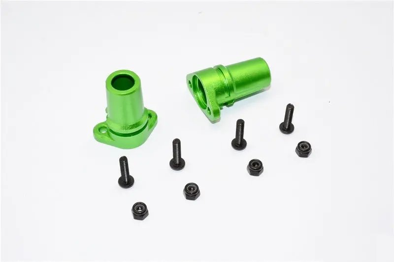 Gmade Sawback Aluminum Straight Axle Adapter - 1Pr Set Green 1